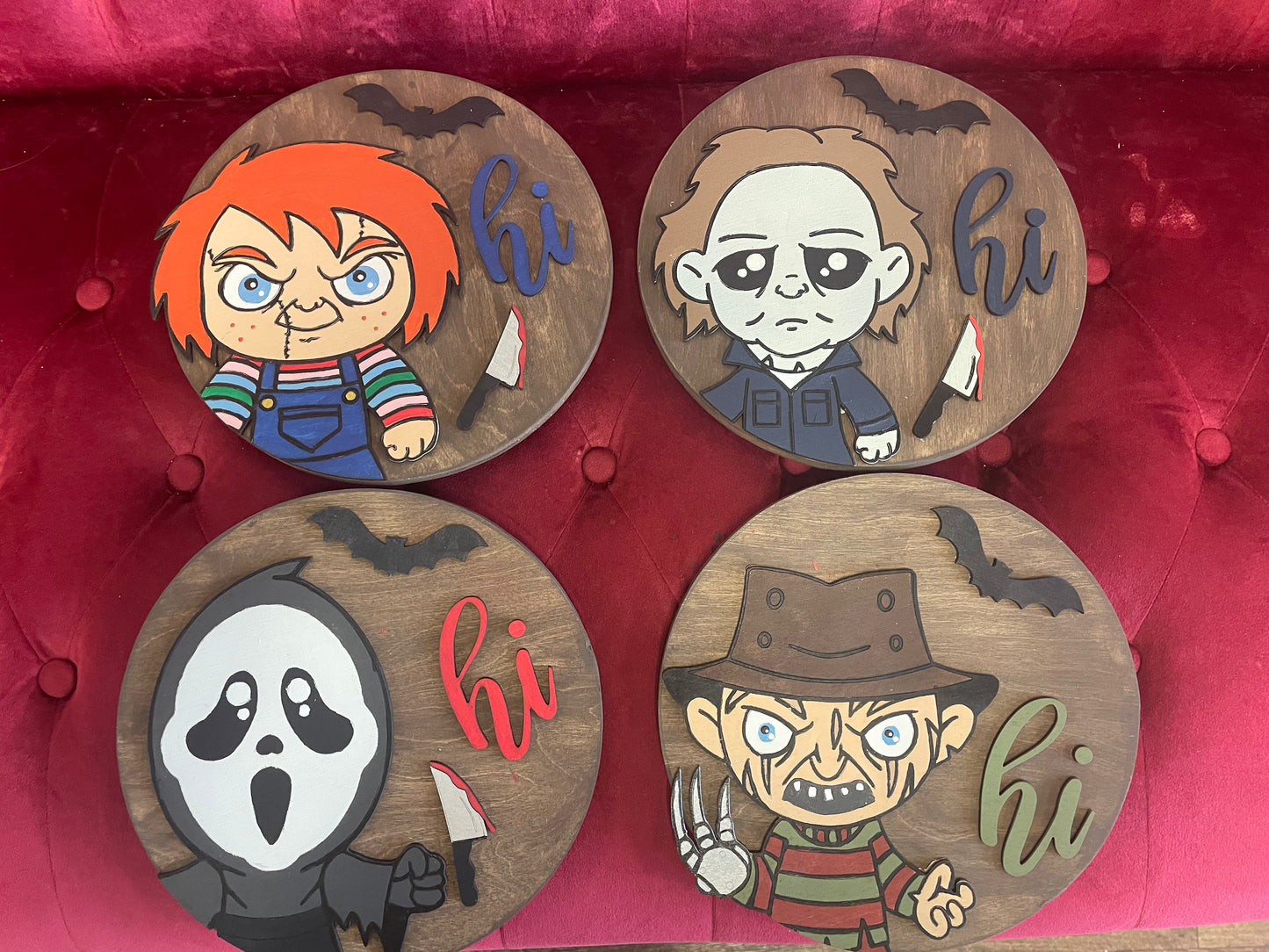 Horror Homies on 10” Round