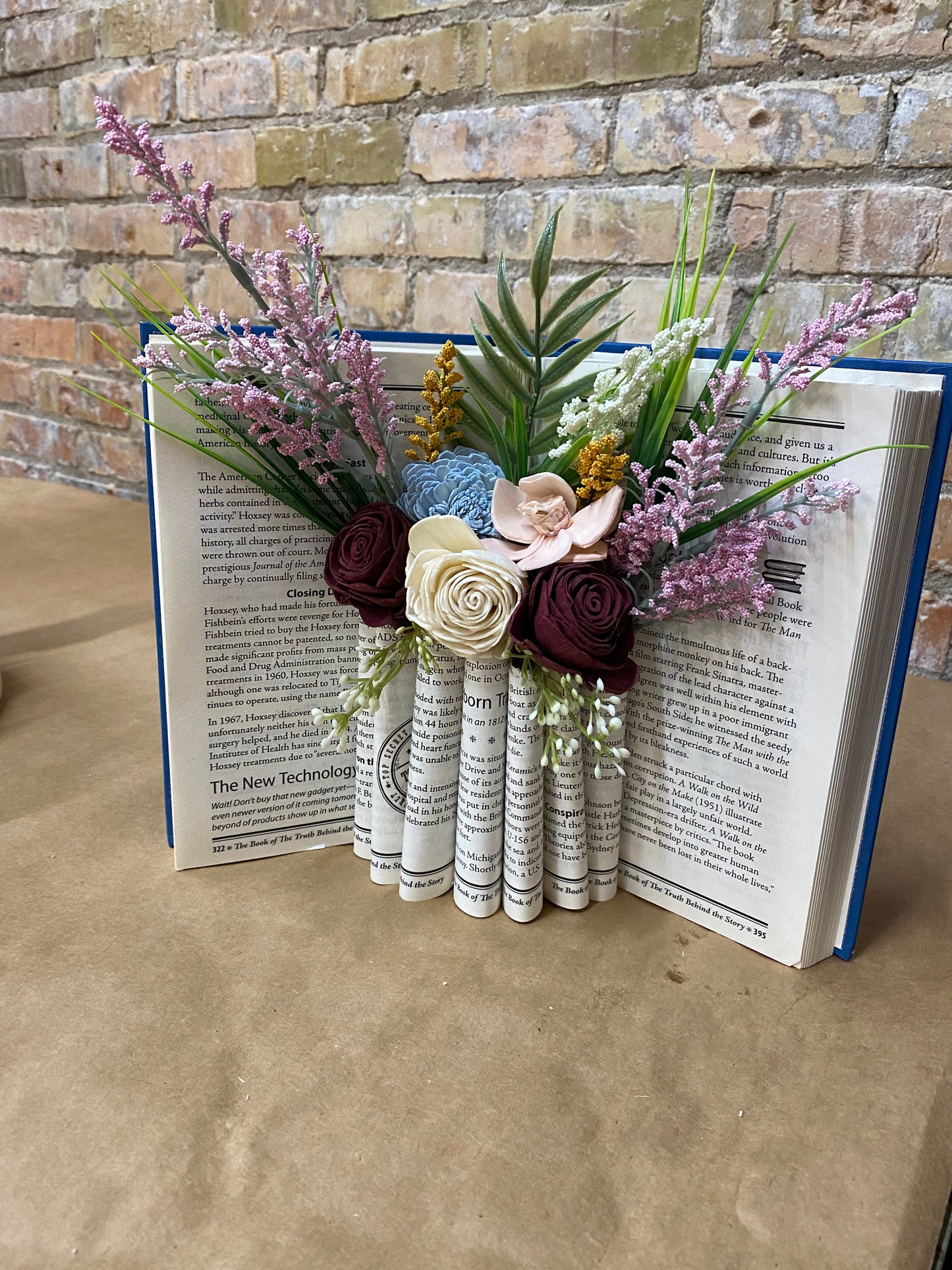 Page Turning Floral Book Art: Friday, March 27 6pm
