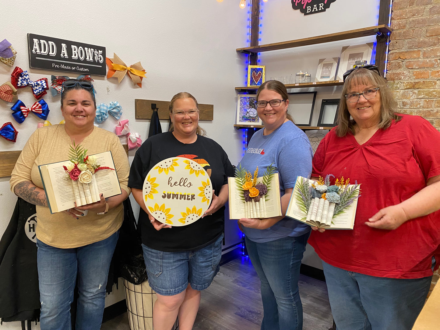 Page Turning Floral Book Art: Friday, March 27 6pm