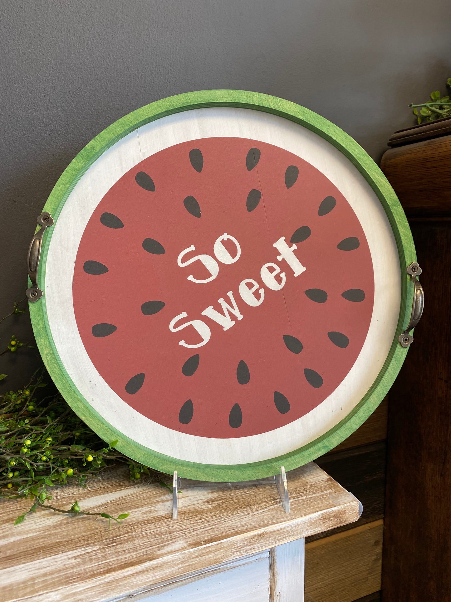Summer Tray with raised edge