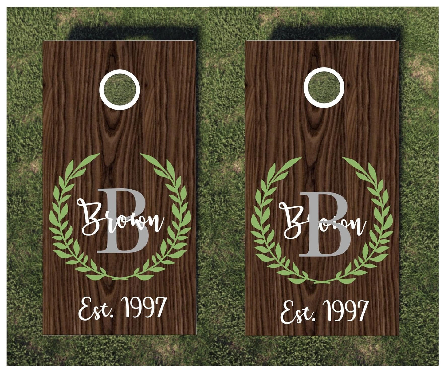 Regulation Sized Cornhole Boards - Set of Two - Finished Product