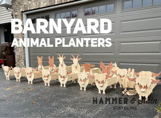 Animal Planter: April 11 @ 10am or PRE-ORDER