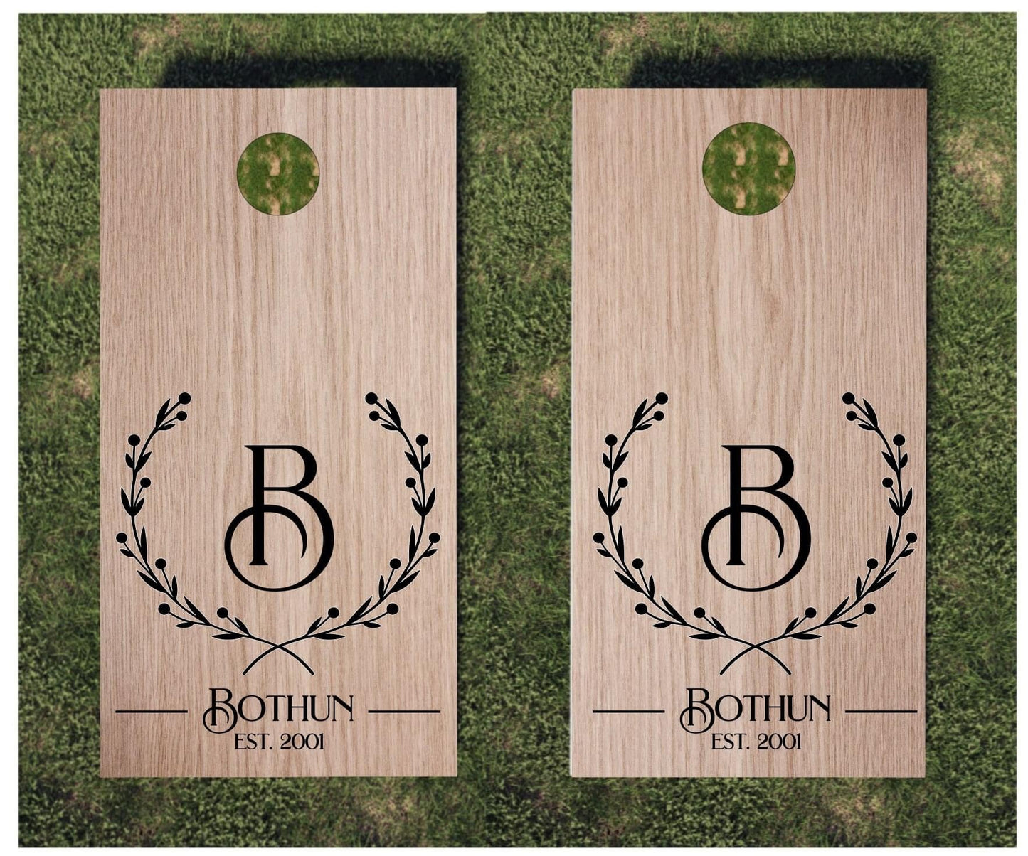 Regulation Sized Cornhole Boards - Set of Two - Finished Product