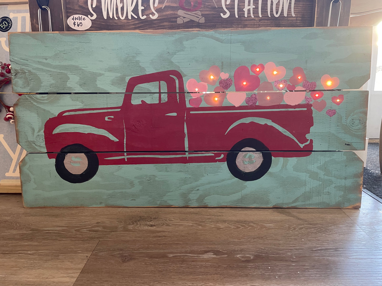 Lighted Rustic Pallet Signs 3/7 10am