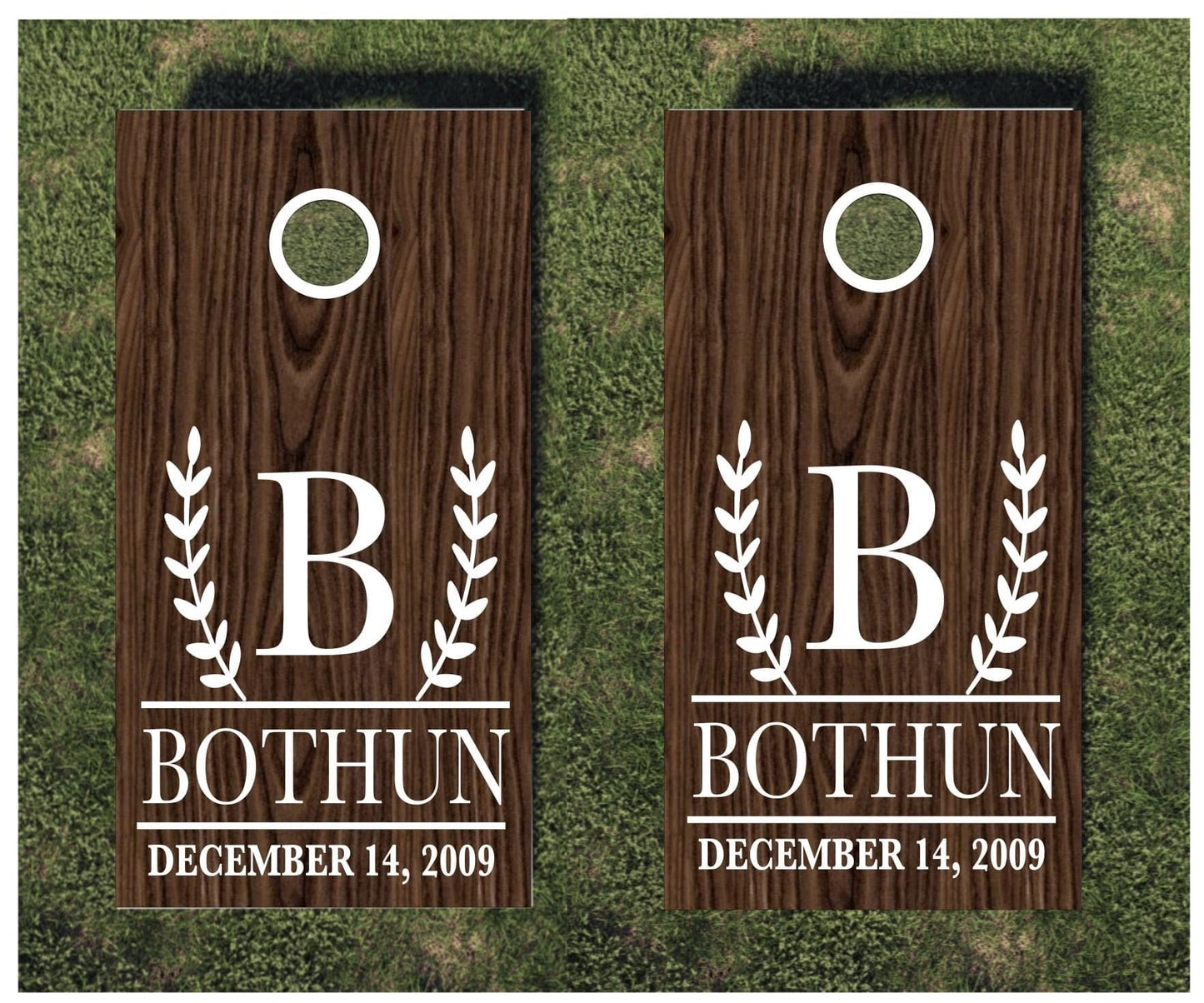 Regulation Sized Cornhole Boards - Set of Two - Finished Product