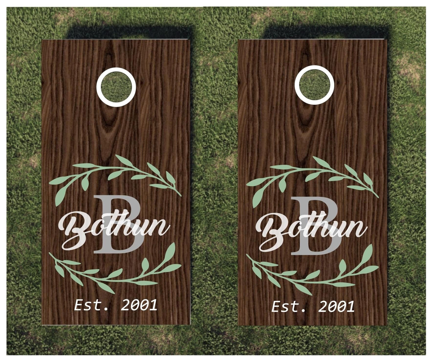 Regulation Sized Cornhole Boards - Set of Two - Finished Product