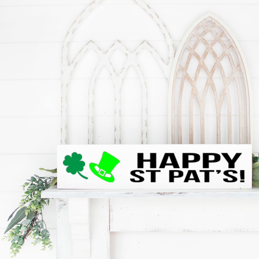 St. Patrick's Day Single Plank Signs