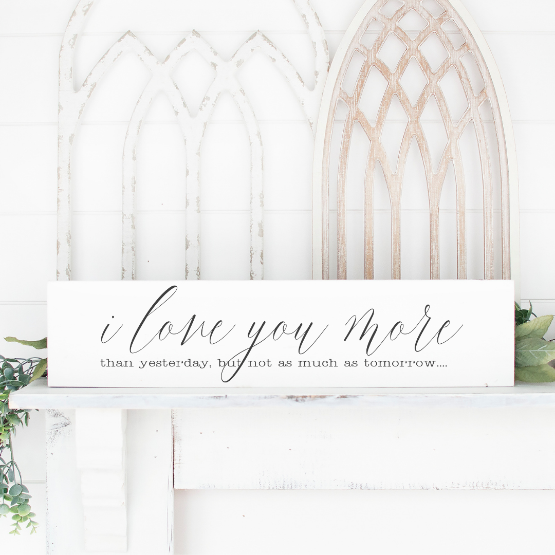 Valentine's Day Small Plank DIY Signs