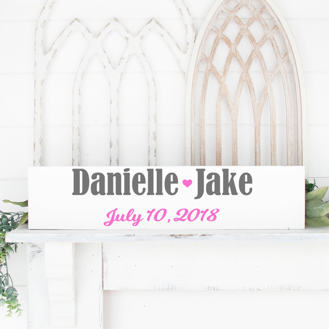 Valentine's Day Small Plank DIY Signs