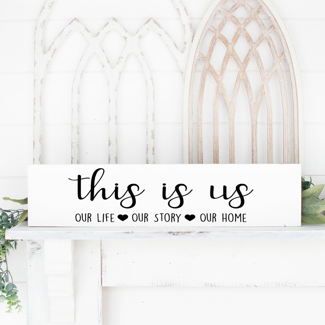 Valentine's Day Small Plank DIY Signs