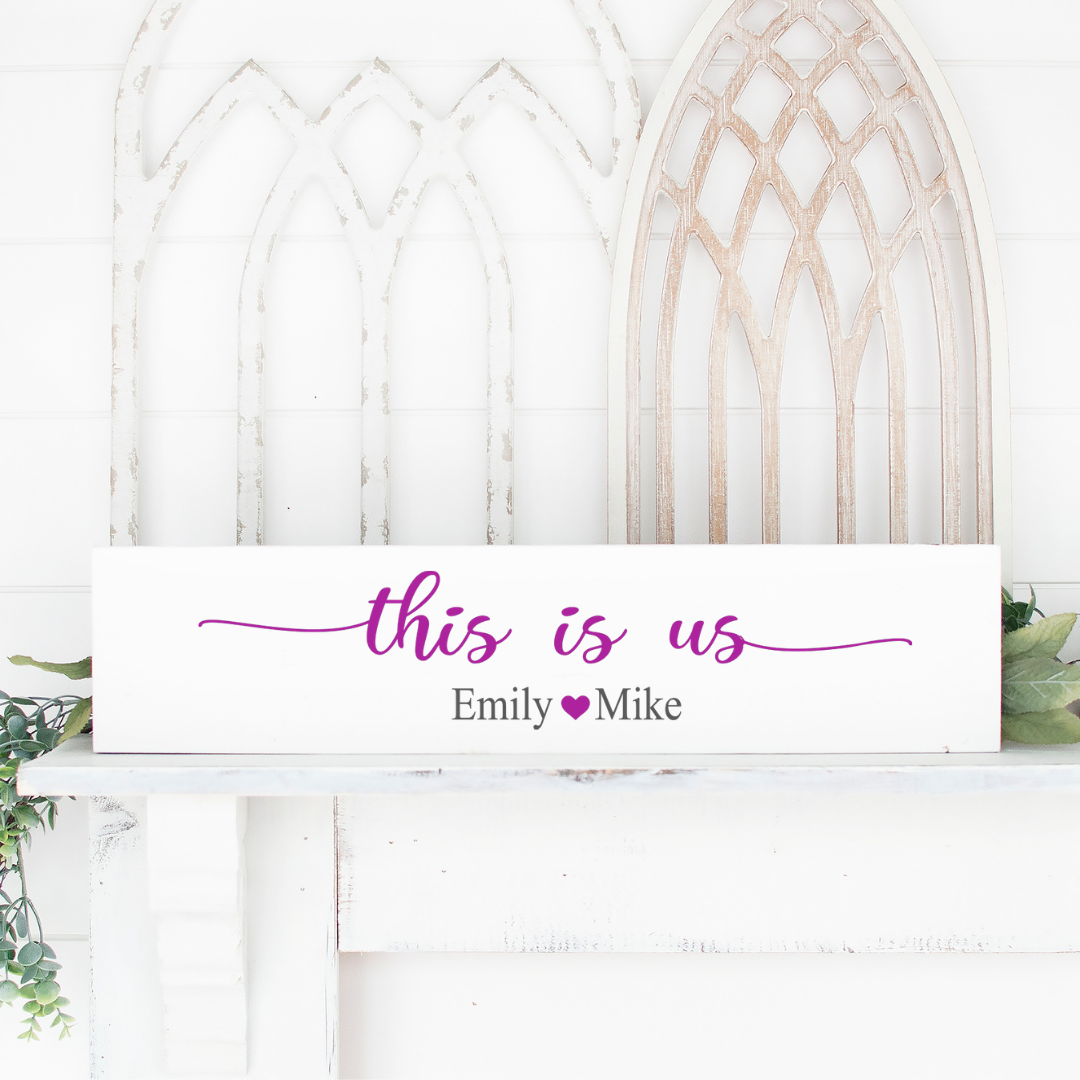 Valentine's Day Small Plank DIY Signs