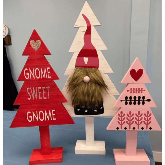 Valentines Trio Of Trees