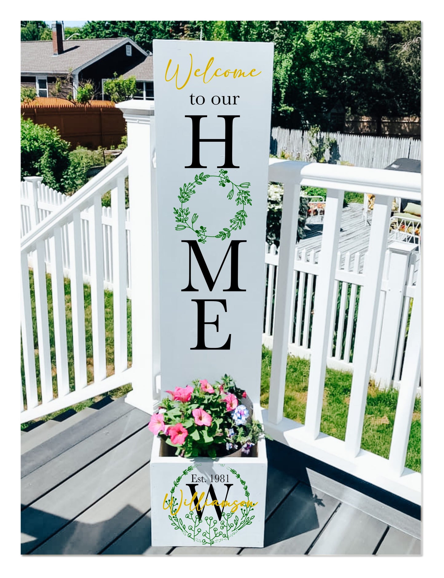 Porch Plank Planter