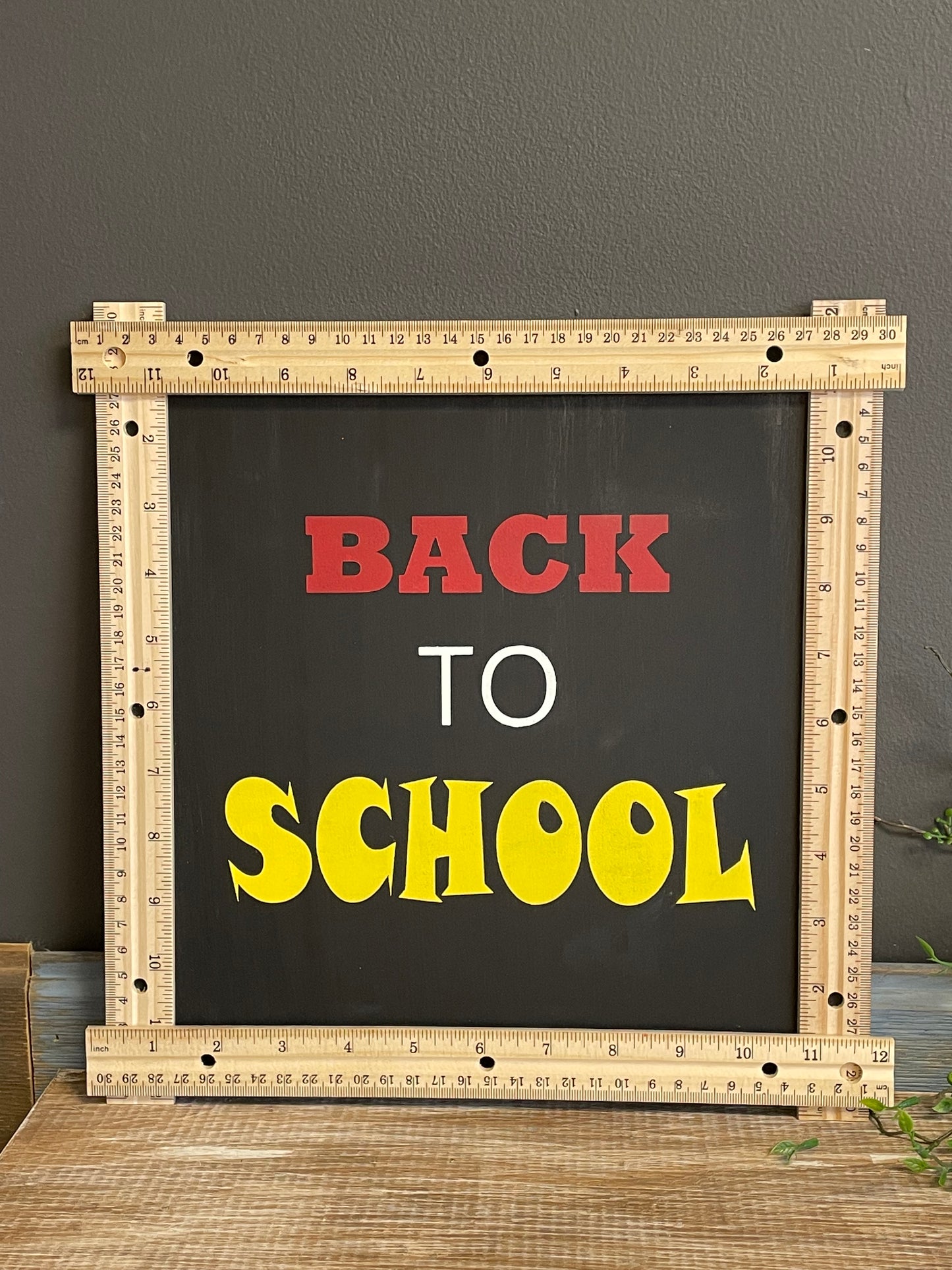 School Chalkboard Sign