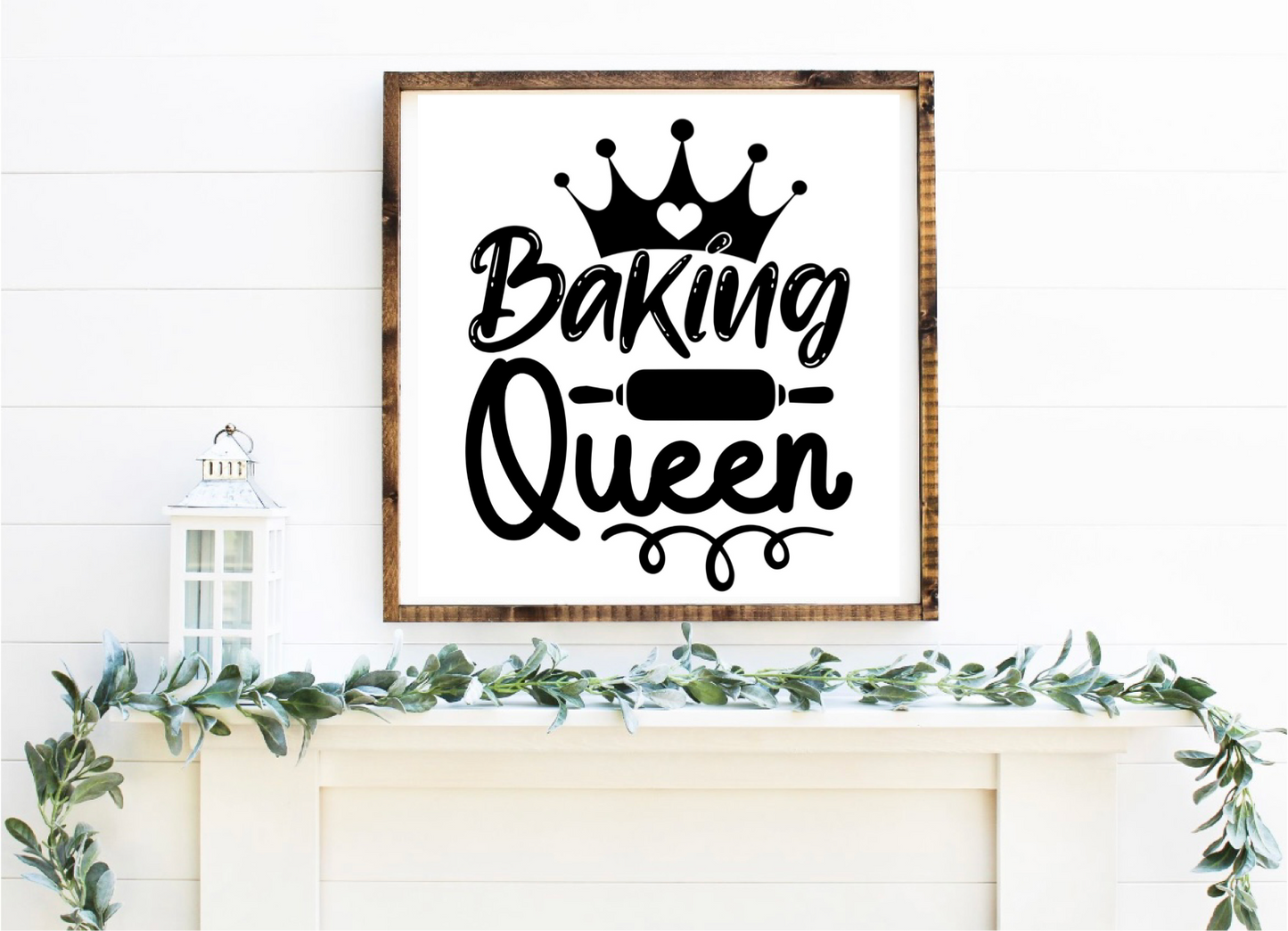 Baking 24”x24” Framed Sign