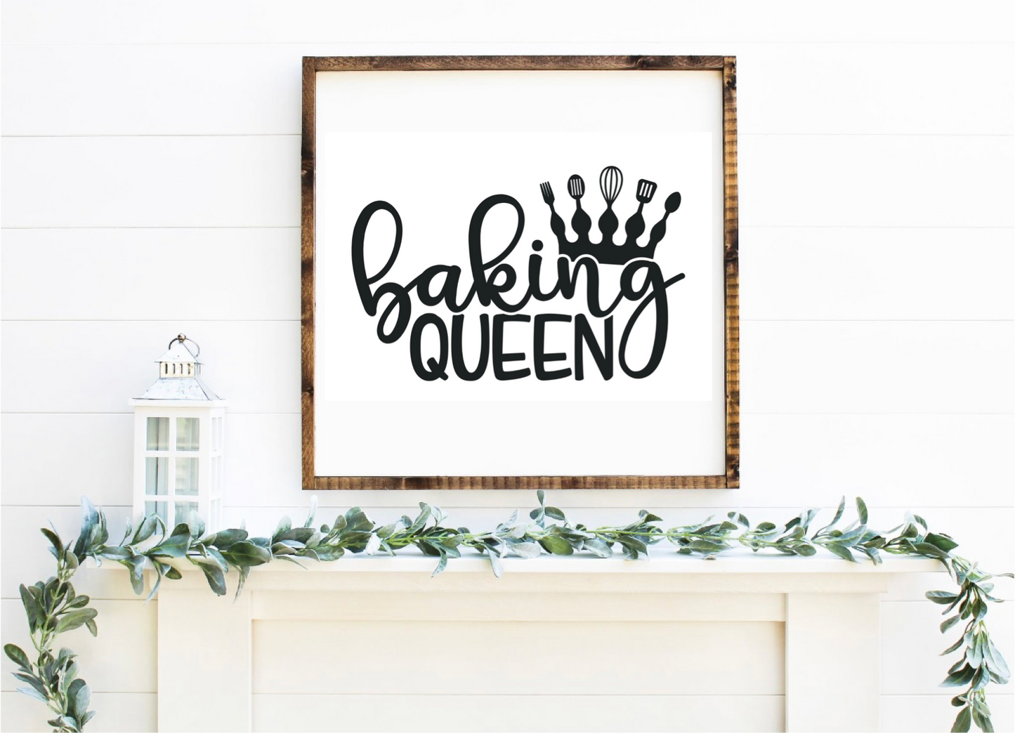 Baking 24”x24” Framed Sign