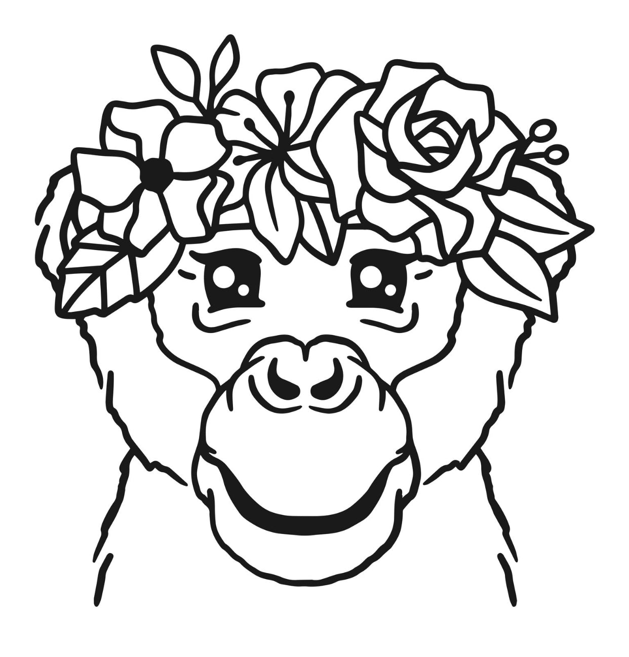 Animals With Flower Crowns