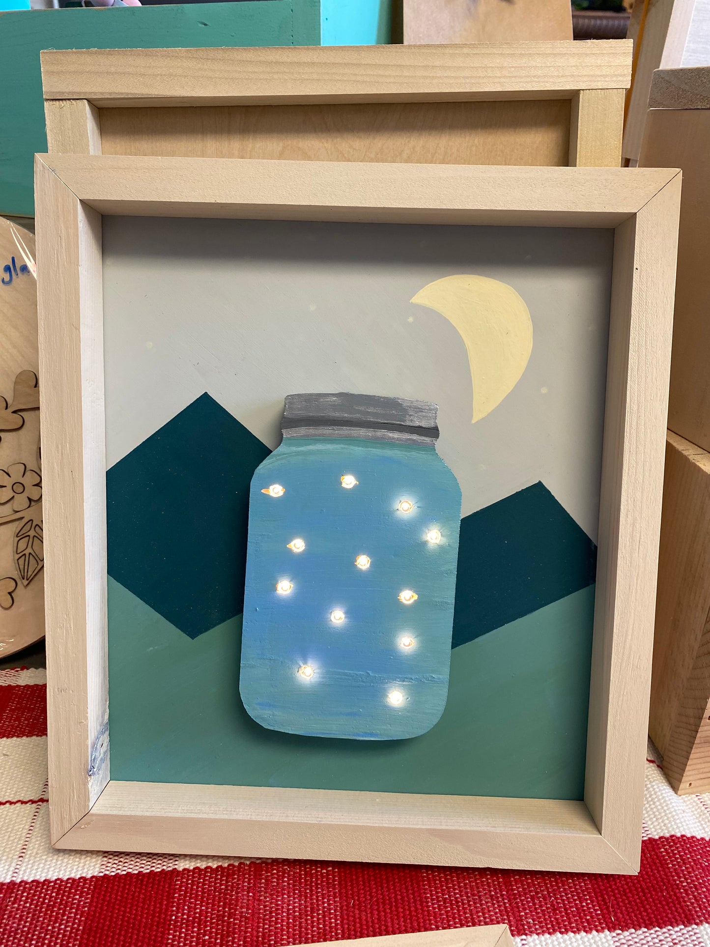 Fairy/Lightning Bugs in a jar
