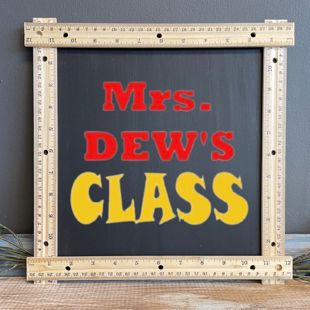 School Chalkboard Sign