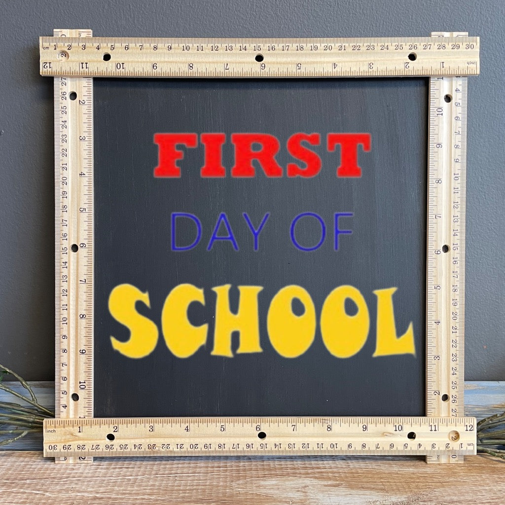 School Chalkboard Sign